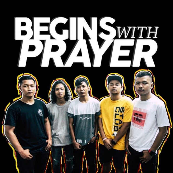 BEGINS WITH PRAYER