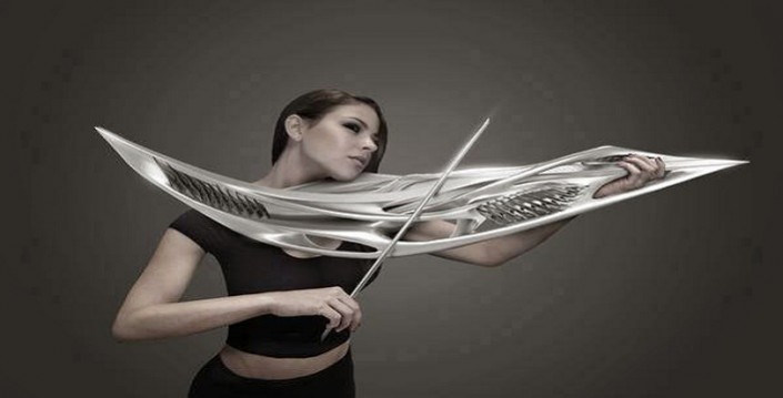 Piezoelectric Violin, Violin dengan Sensor Elektrik