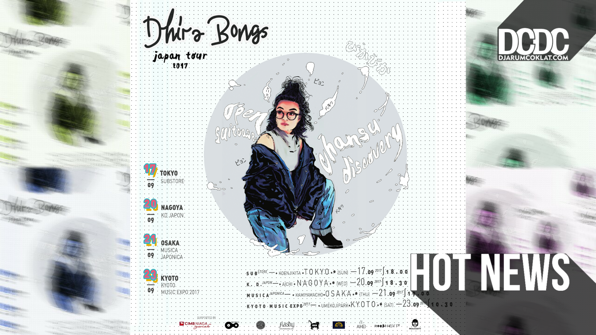 Dhira Bongs diundang ke Kyoto Music Expo 2017