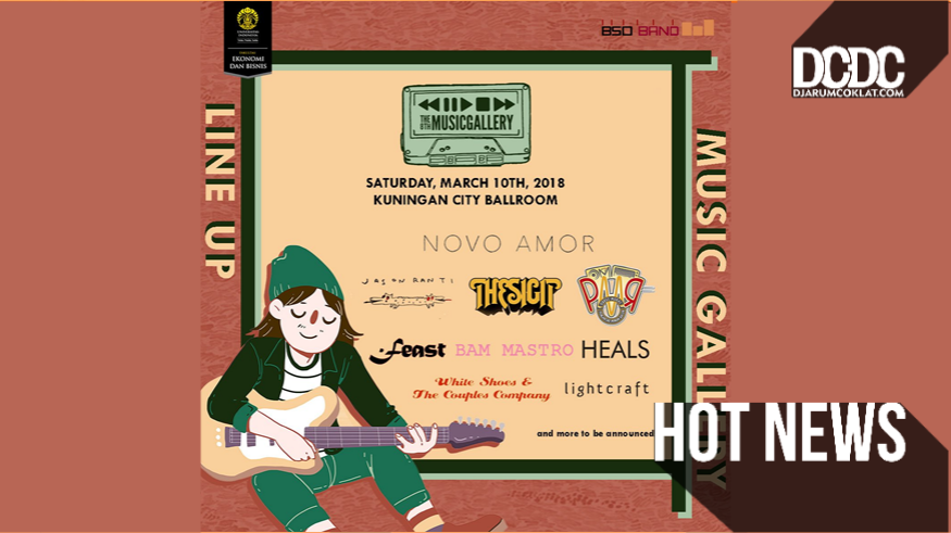 Siap-siap! Ada “The 8th Music Gallery”, Salah Satu Festival Musik Terbesar di Maret 2018
