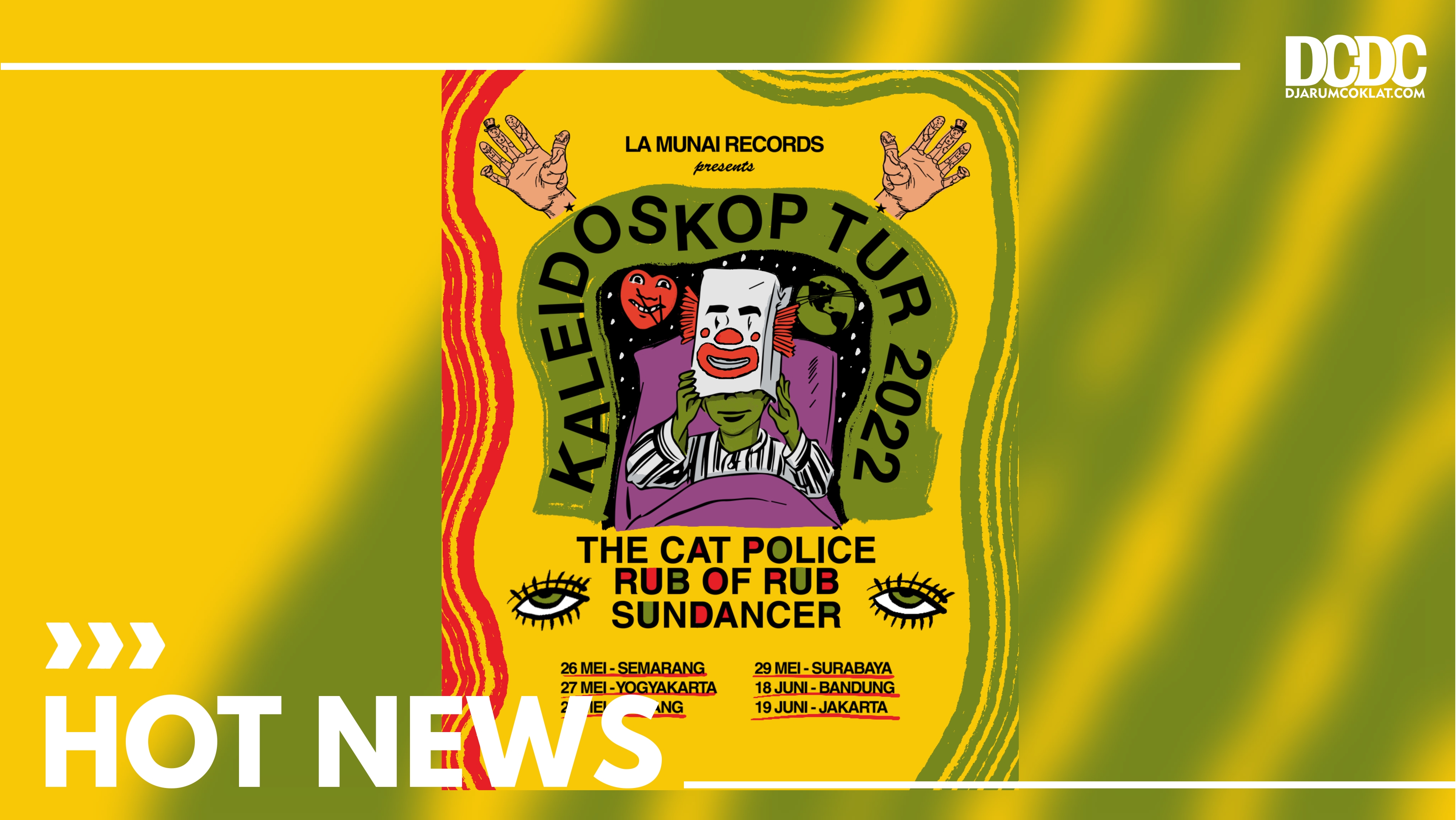 Bersiap Untuk Tour Kolaborasi The Cat Police, Rub of Rub, dan Sundancer