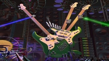 Gitar Robot Tiga Leher 