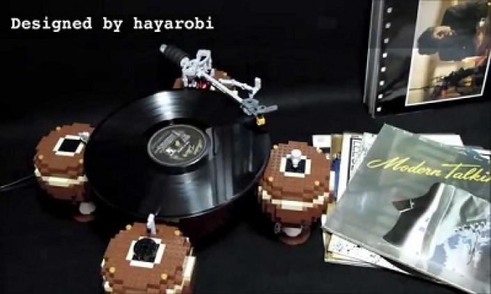 Unik! Ada Turntable Terbuat Dari Lego