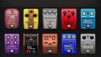 Warna warni Efek  Pedal Gitar