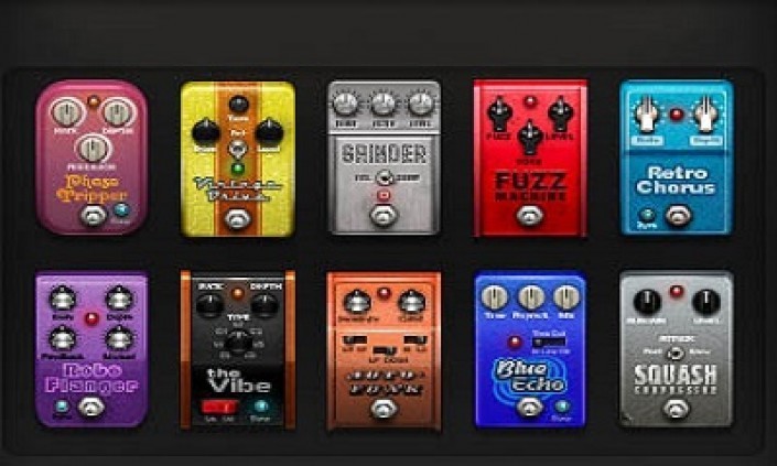 Warna warni Efek  Pedal Gitar