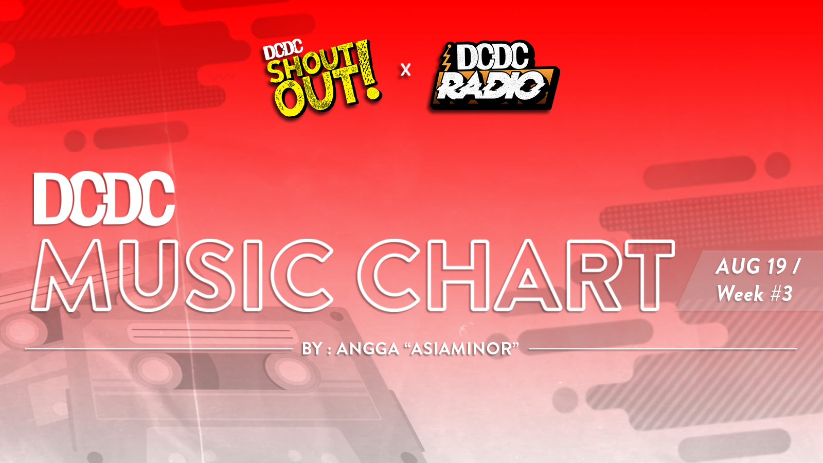 DCDC Music Chart - #3rd Week of August 2019