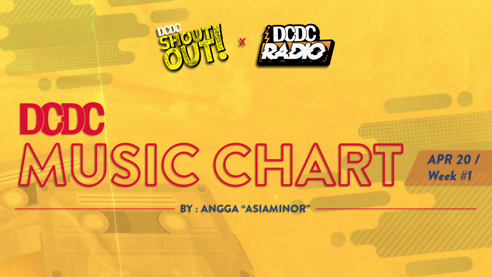 DCDC Music Chart - #1st Week of April 2020