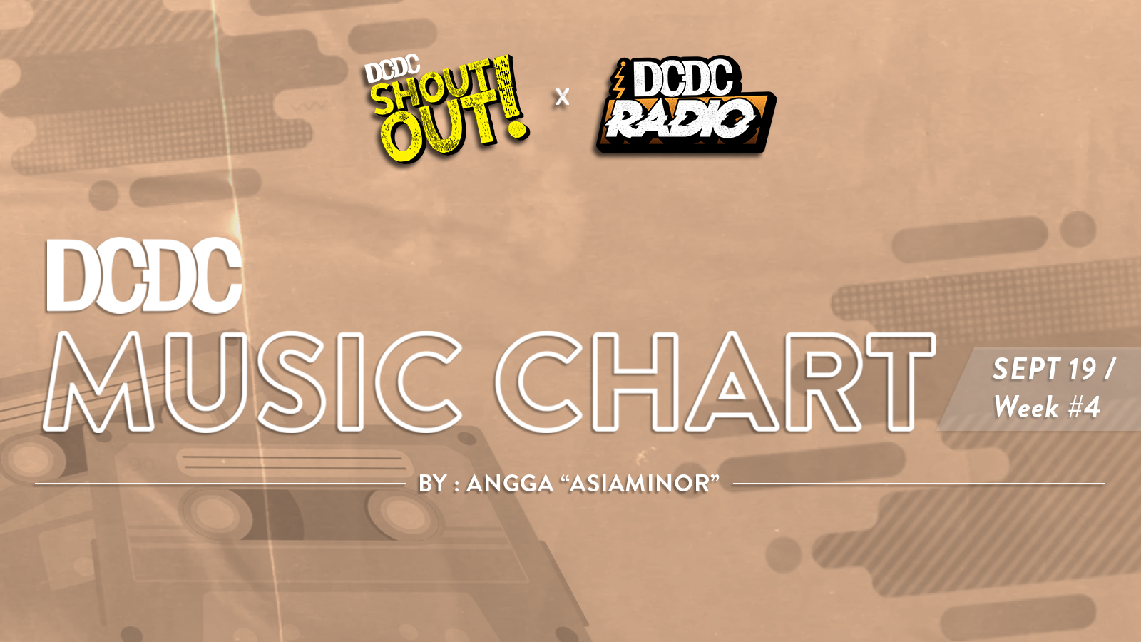 DCDC Music Chart - #4th Week of September 2019