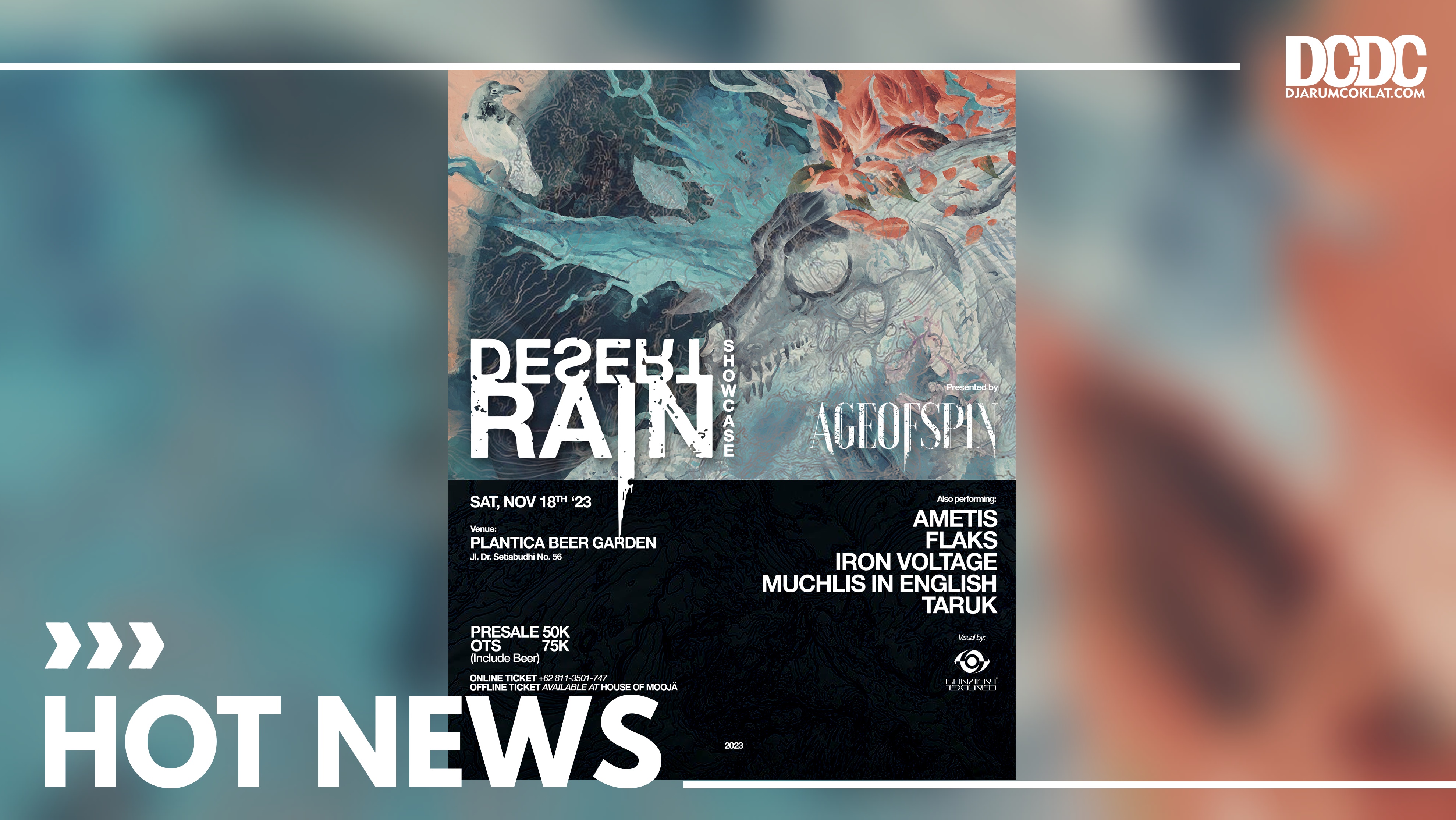 Rayakan Perilisan Debut EP, Age of Spin Siap Gelar “Desert Rain Showcase”