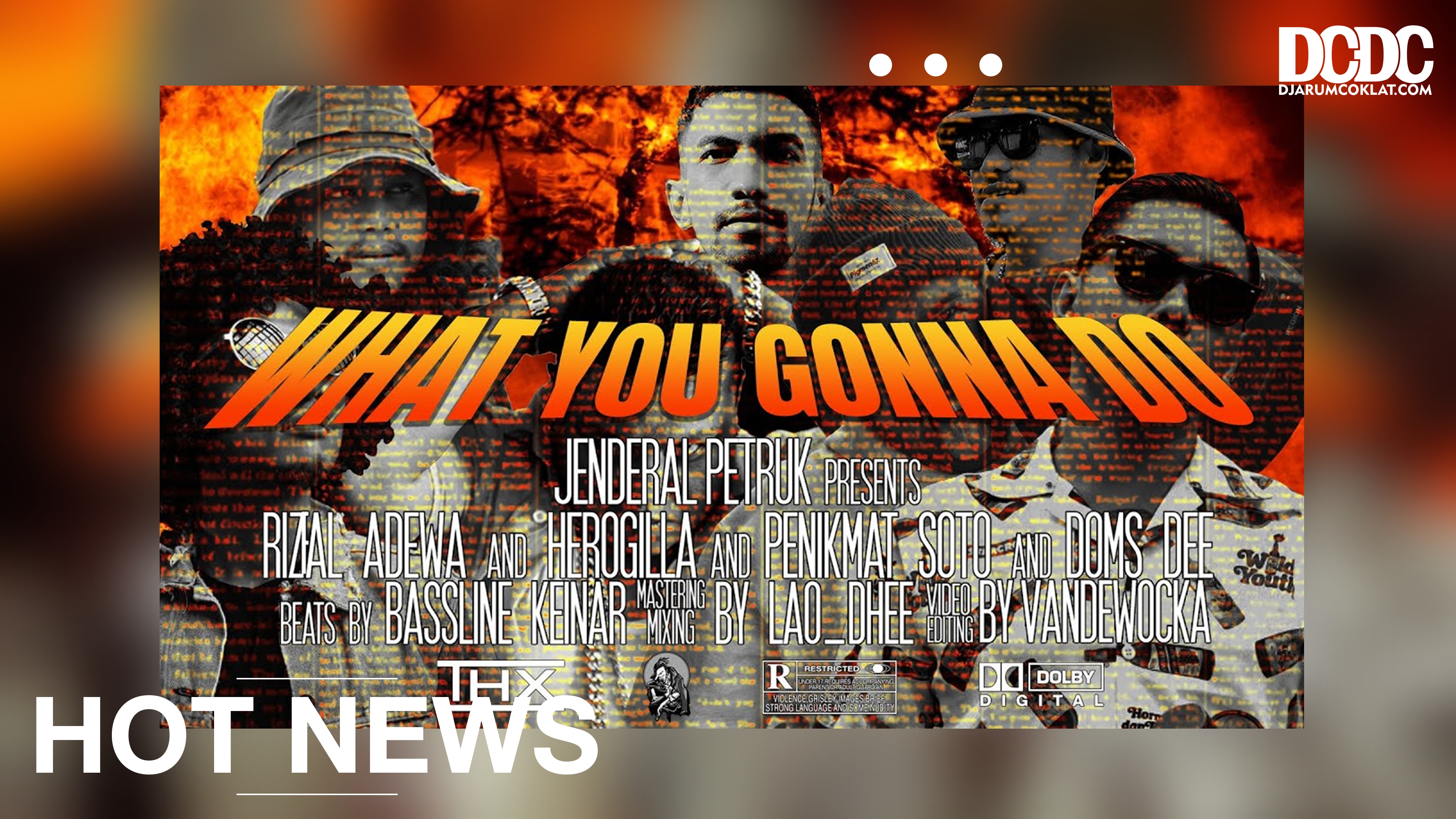 Para Rapper Tukar Rima dalam Track “What You Gonna Do? (Main Kotor)”