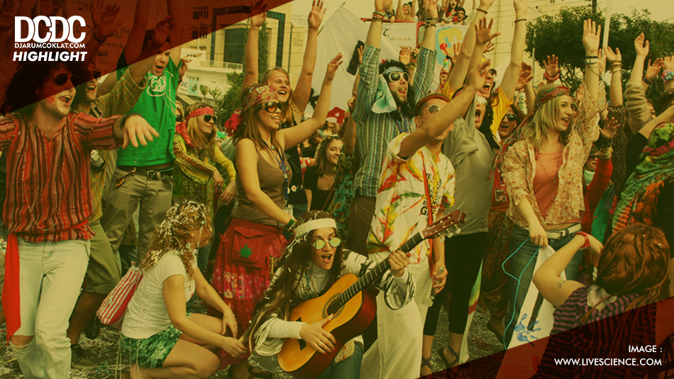 Masuknya Budaya Hippie di era-60an