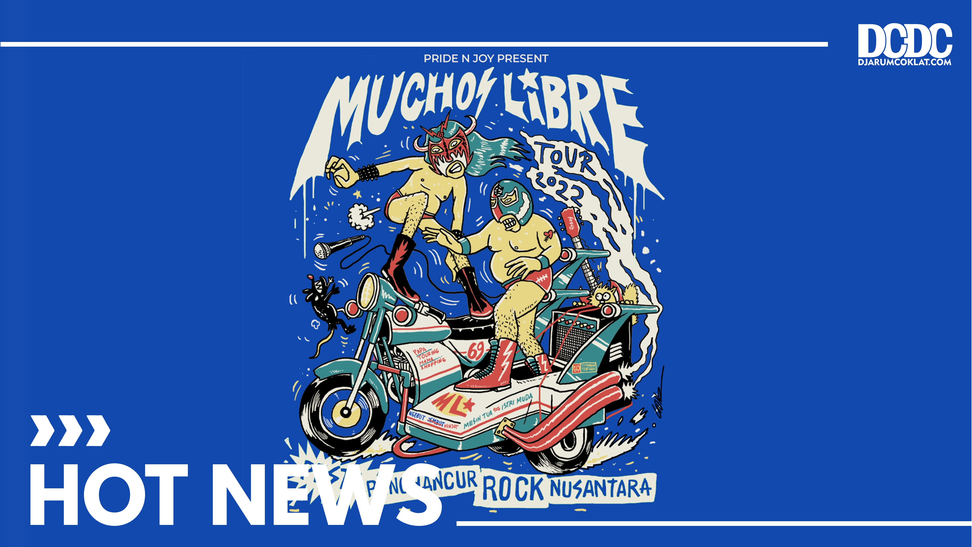 Ditinggal Salah Satu Vokalis ke Jepang, Muchos Libre Gelar Tour di Empat Kota