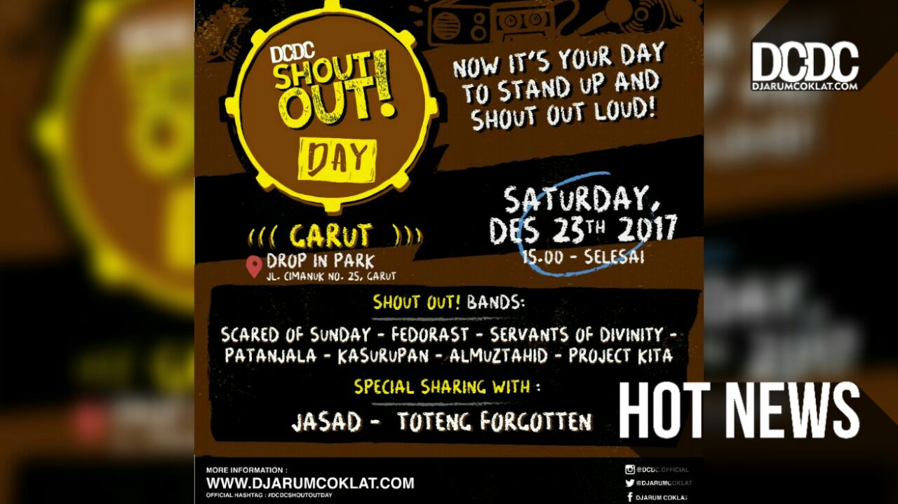DCDC ShoutOut! Day Kembali Mewadahi Potensi Musik Kota Garut!
