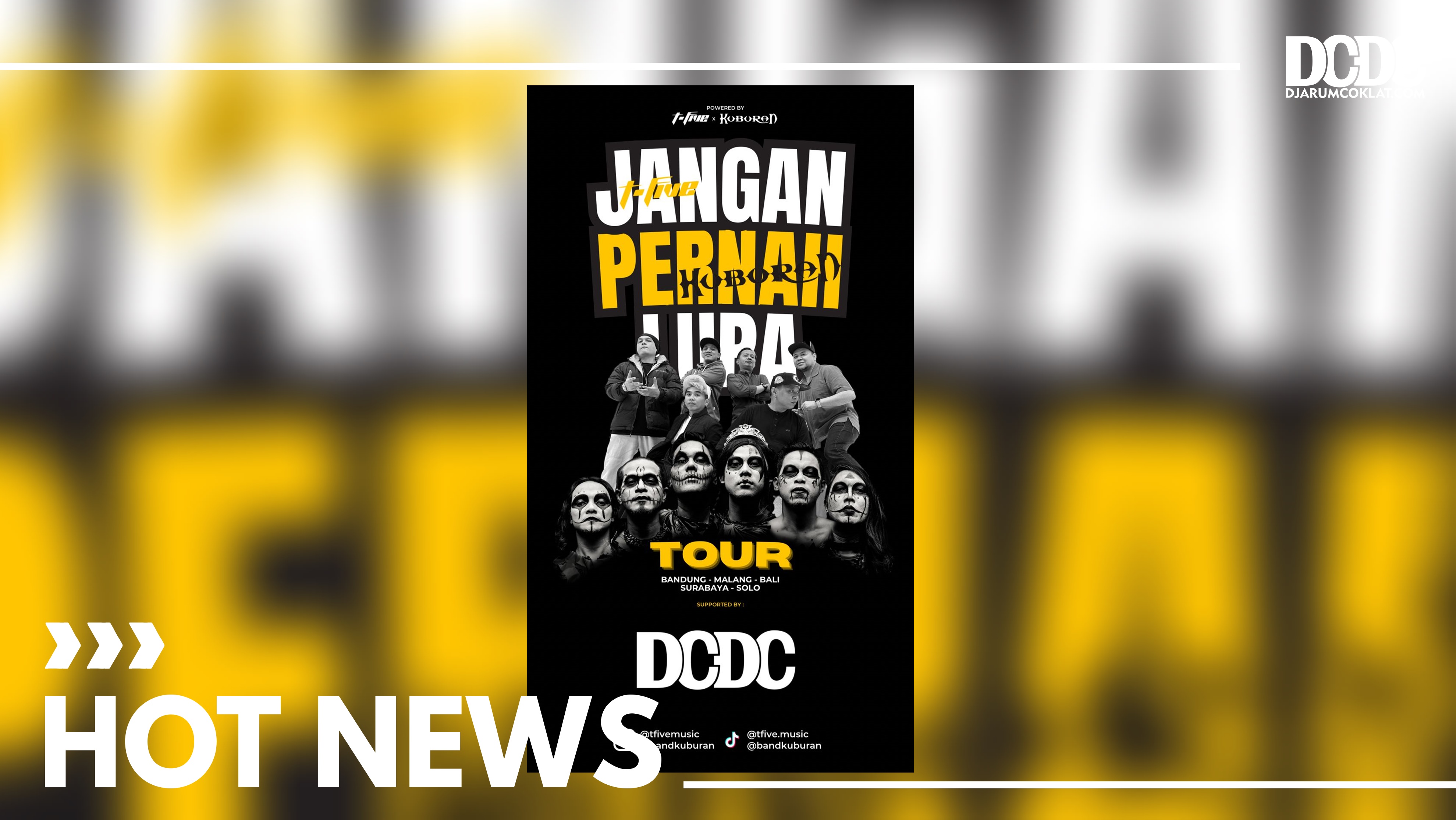 Siap Sambangi 5 Kota, Kuburan dan T-Five Gelar “Jangan Pernah Lupa Tour”